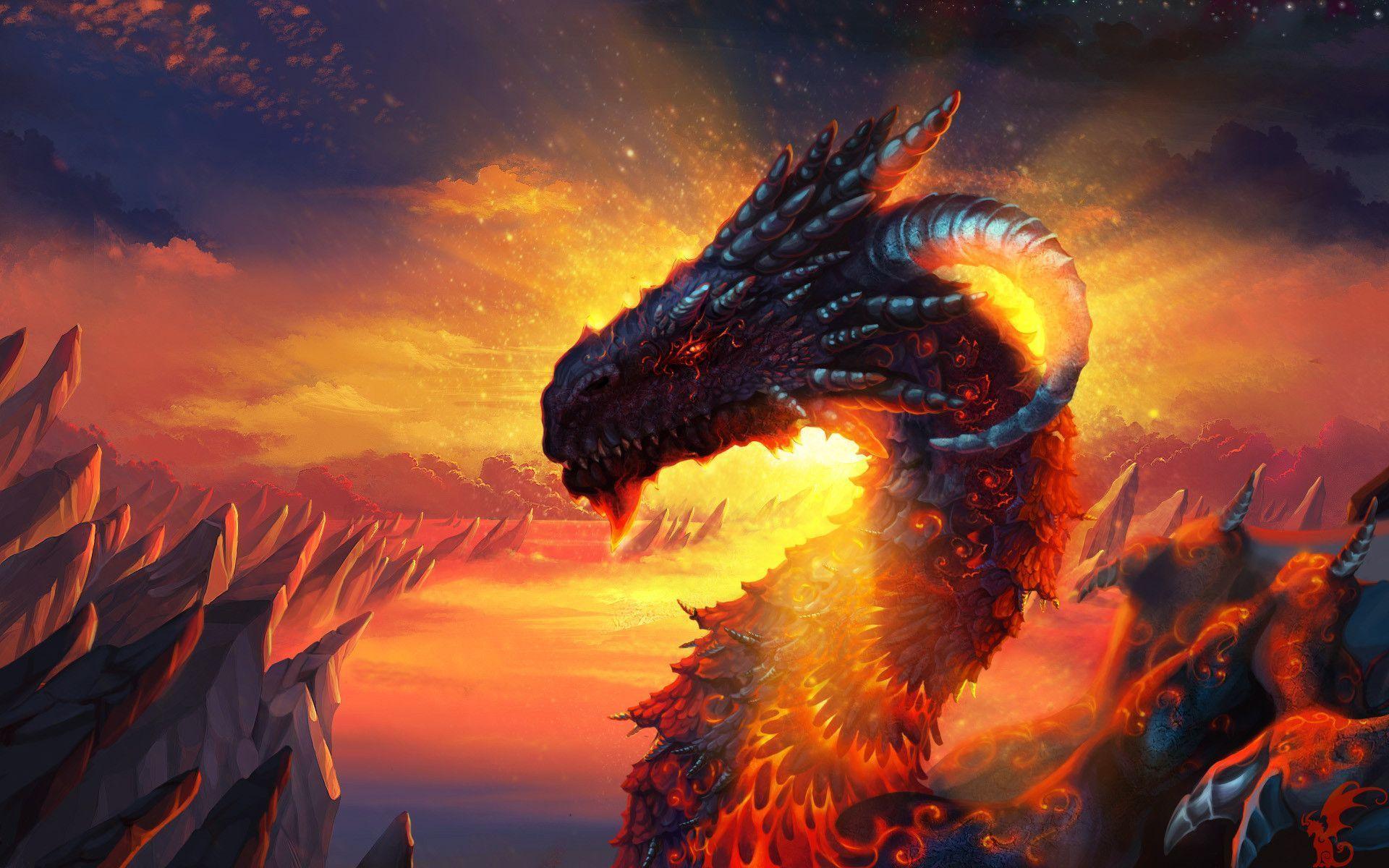 Fire Dragon Head