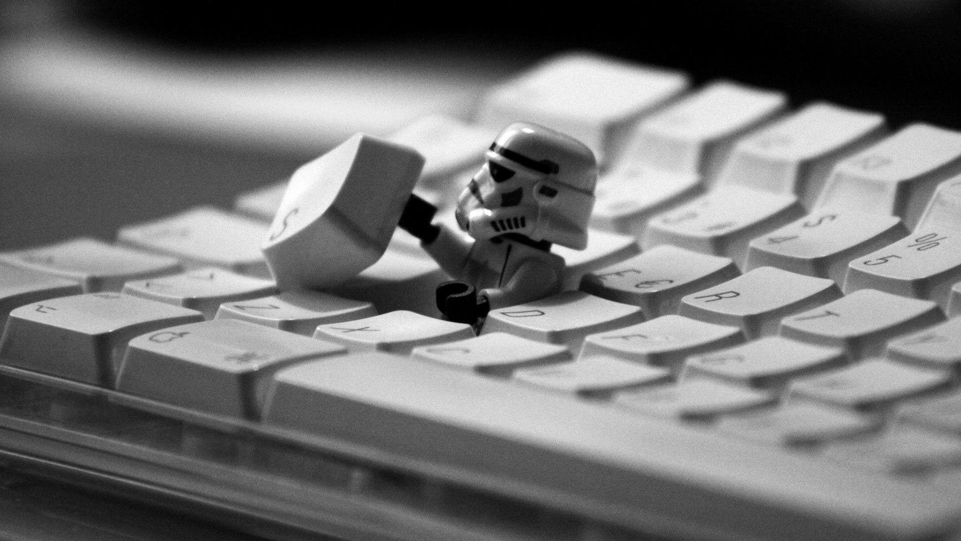 Star Wars Storm Trooper Keyboard Wallpaper