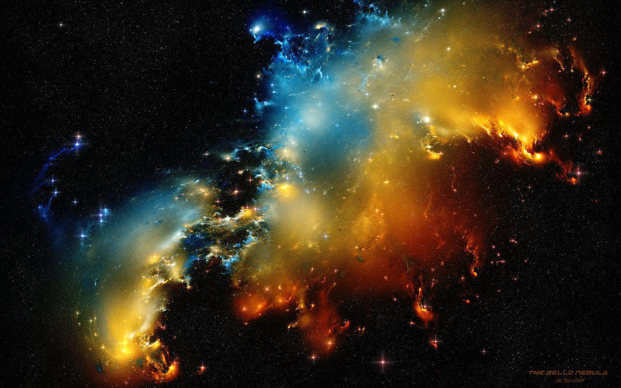Colorful Nebula Background
