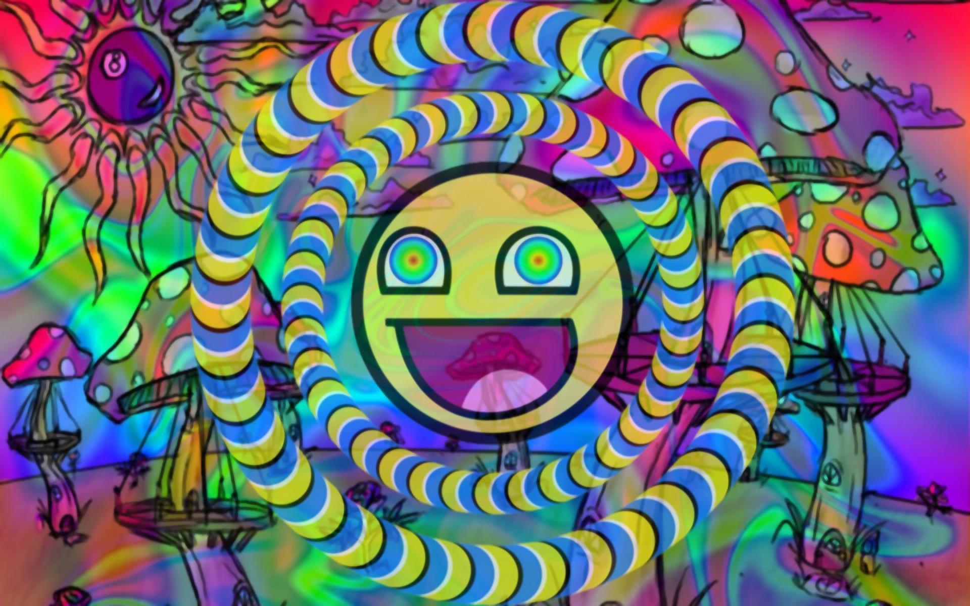 Trippy Smily, Trippy Background and Wallpaper