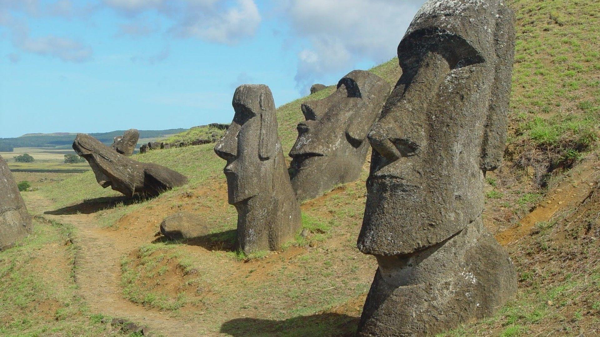 Easter Island Southeastern Pacific Ocean Full HD Wallpaper