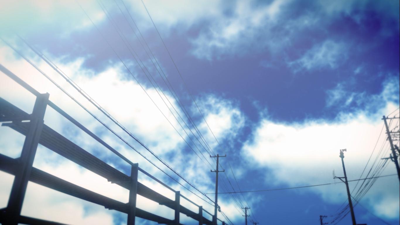 Download Clouds Clannad Wallpaper 1366x768
