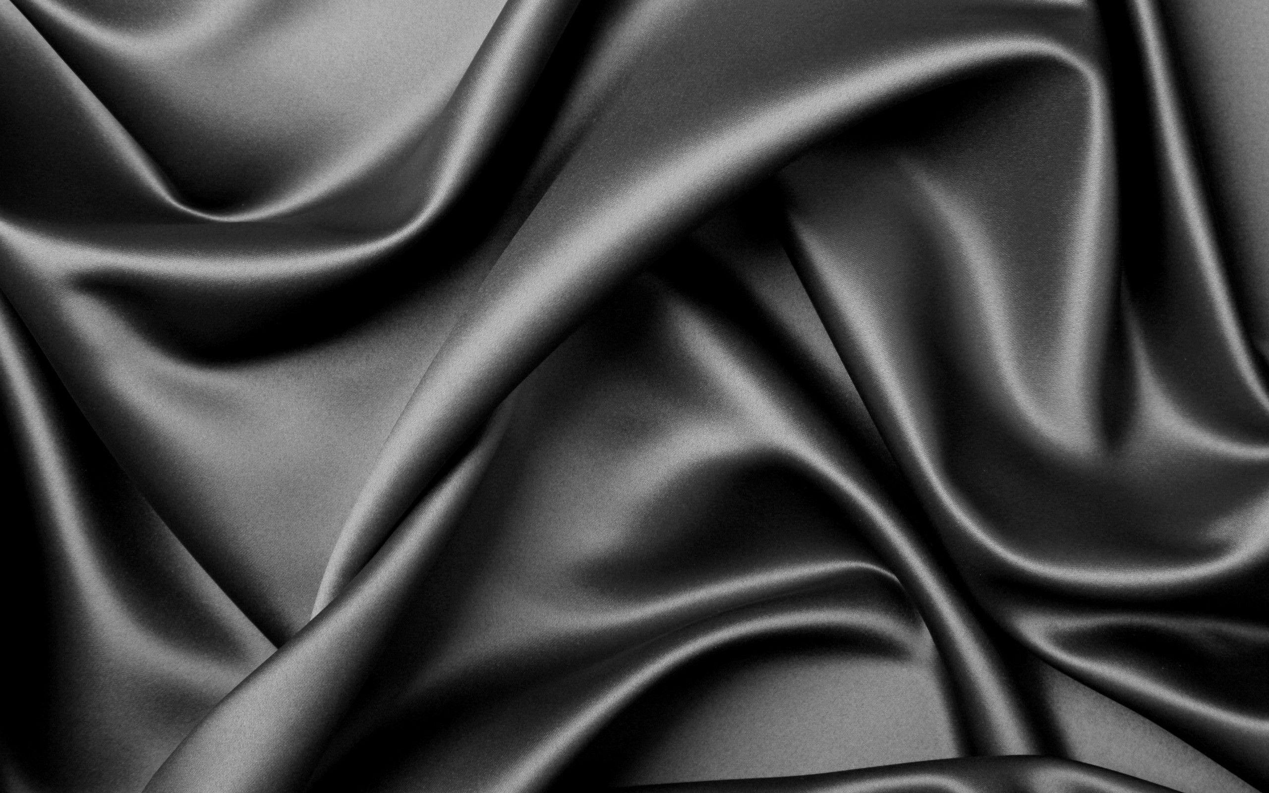 Download Black Textures Elegant Silk Theme Wallpaper 2560x1600