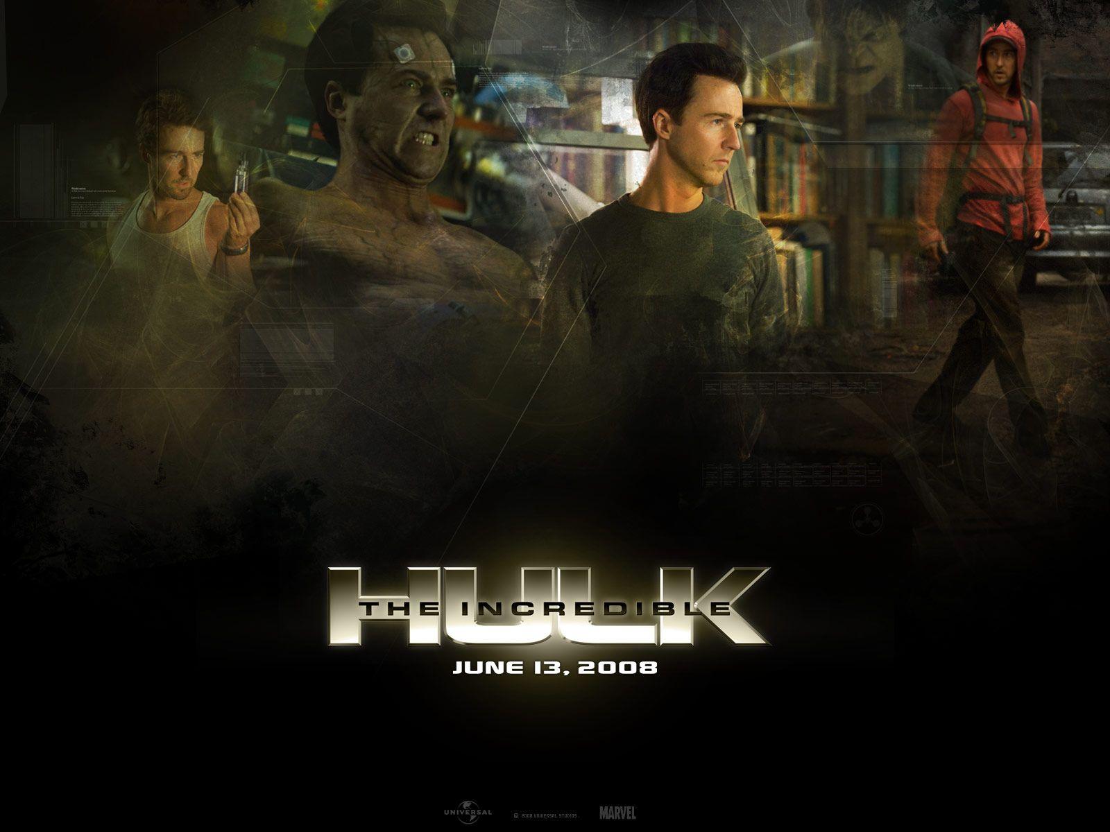 The Incredible Hulk, 2008, Edward Norton 2 wallpaper