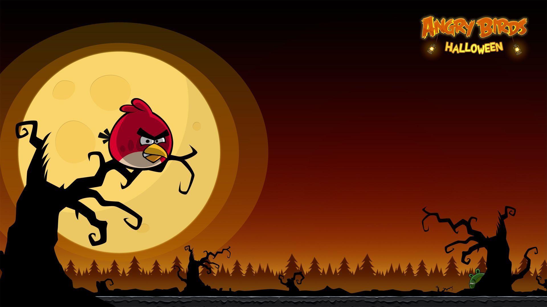 Get Your Angry Birds Halloween Wallpaper Here!