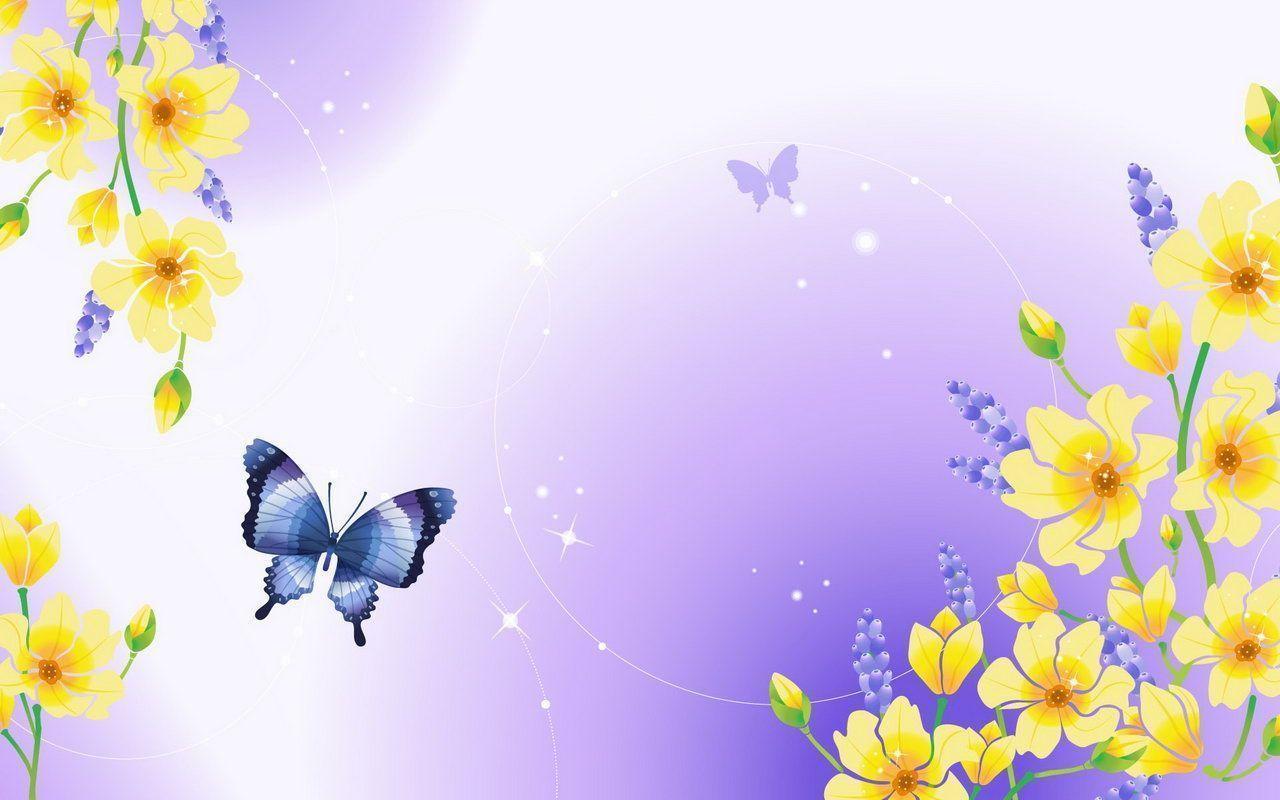desktop background butterflies