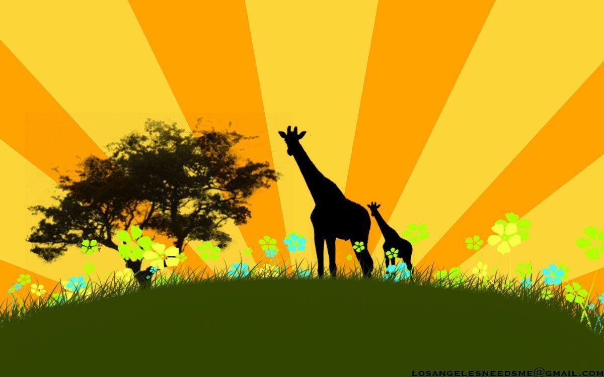 Giraffe Desktop Wallpaper