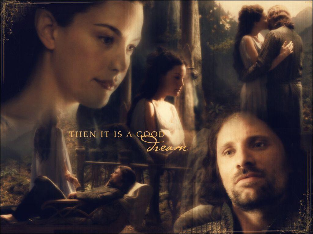Arwen and Aragorn and Arwen Wallpaper