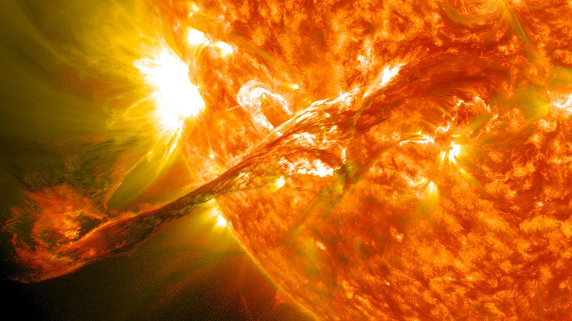Fantastic shot of a solar flare