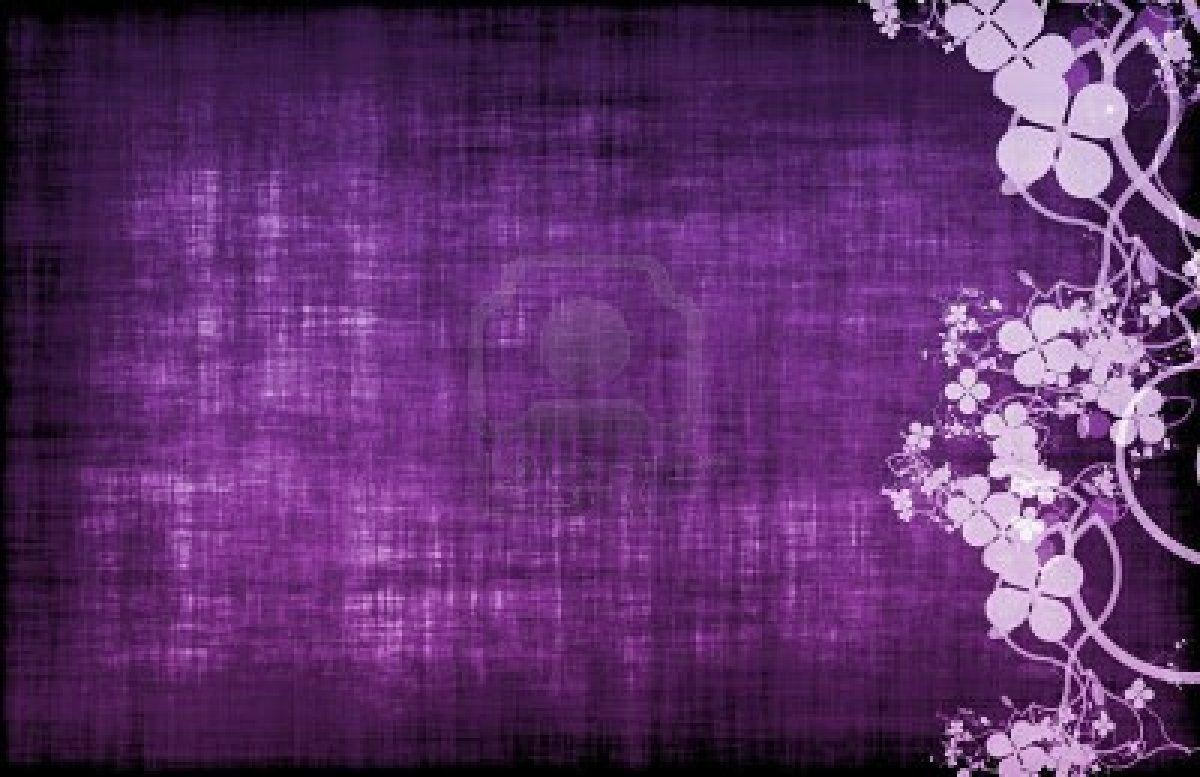 Wallpaper For > Purple Floral Background