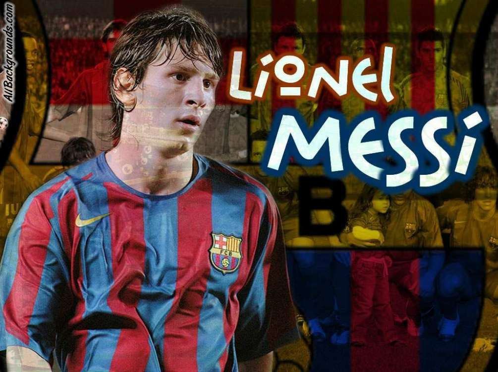 Lionel Messi Background & Myspace Background