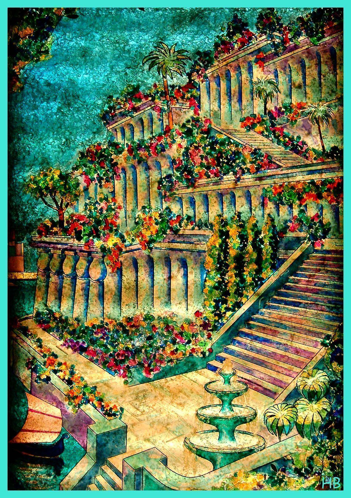 Hanging Gardens Of Babylon. Wallpaper HD free Download