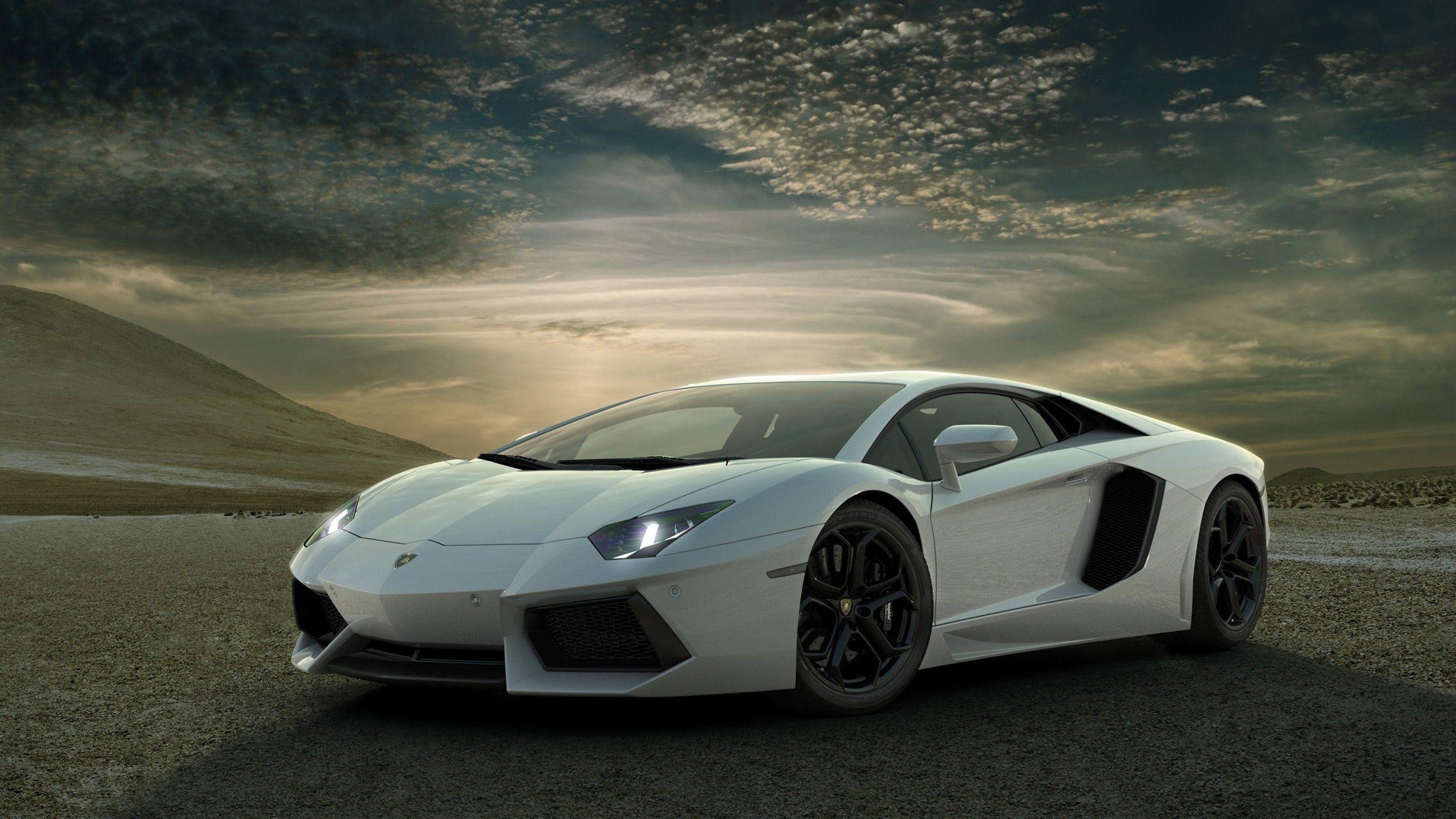 White Lamborghini Gallardo Wallpaper