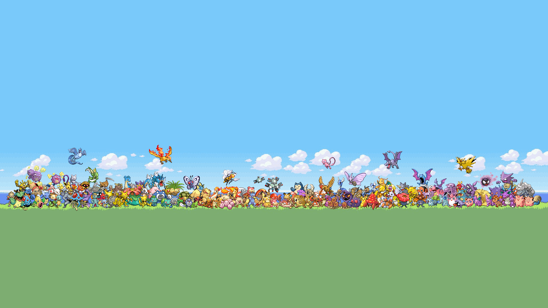 Original 151 Pokemon in one picture. Can you spot your favorite