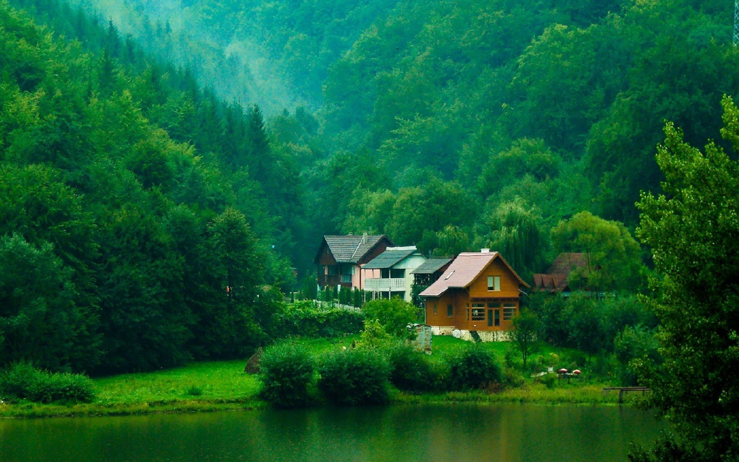 Serenity in Transylvania Romania Wallpaper