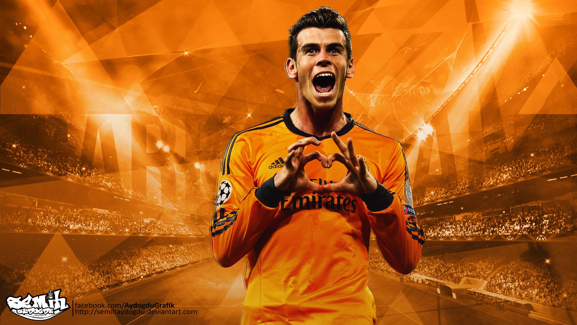 Cool wallpaper of Gareth Bale Real Madrid 2014