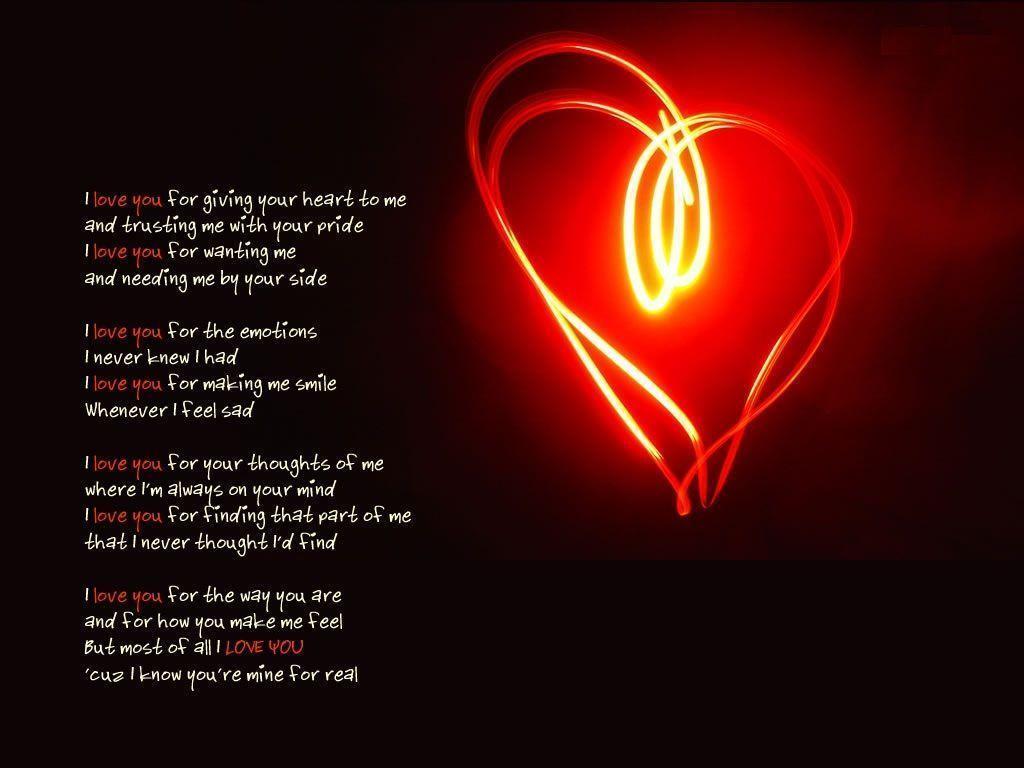 Glittering Heart Love Wallpaper With Quotes Free In 1080p