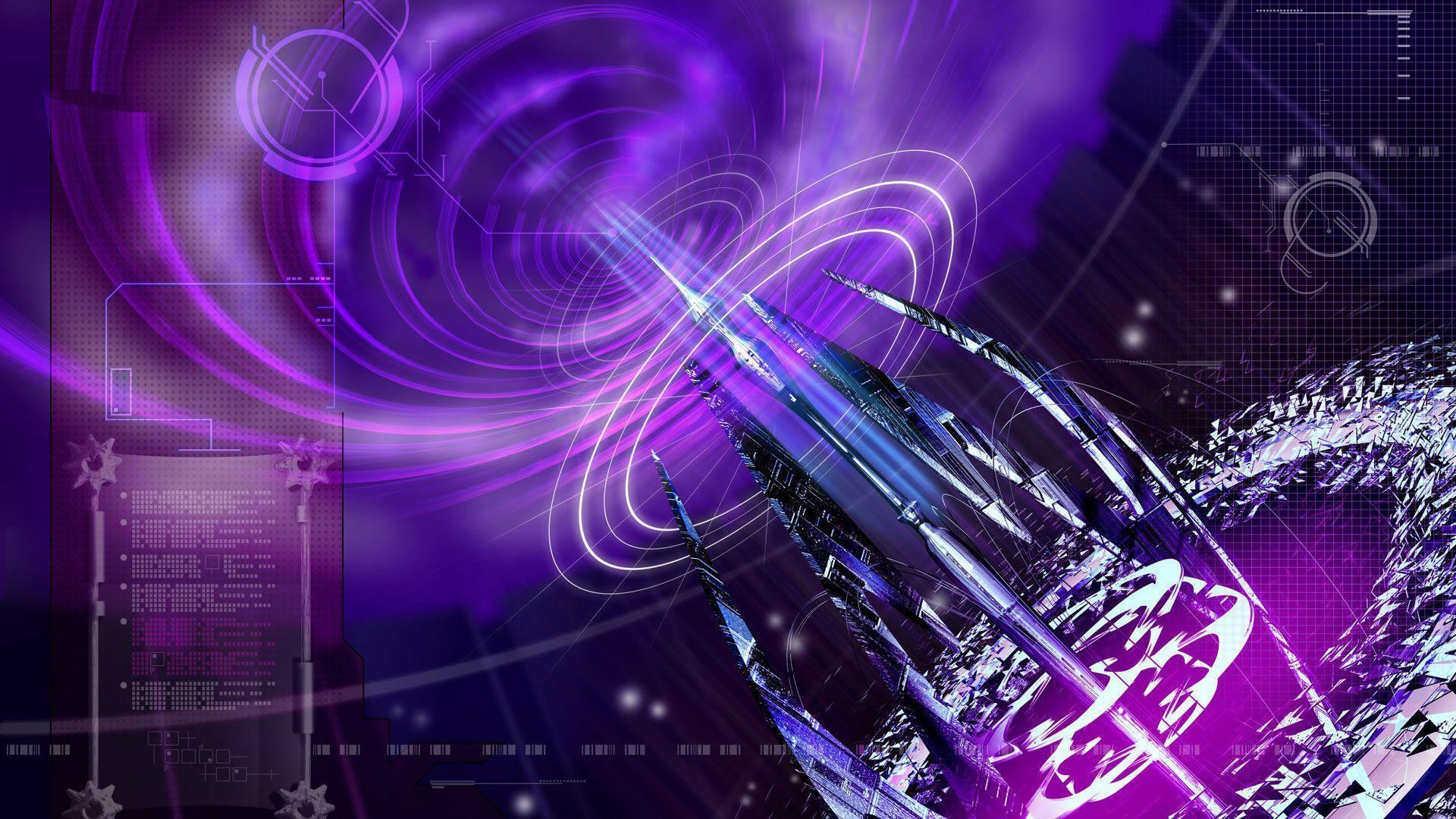 Wallpaper For > Awesome Purple Abstract Background
