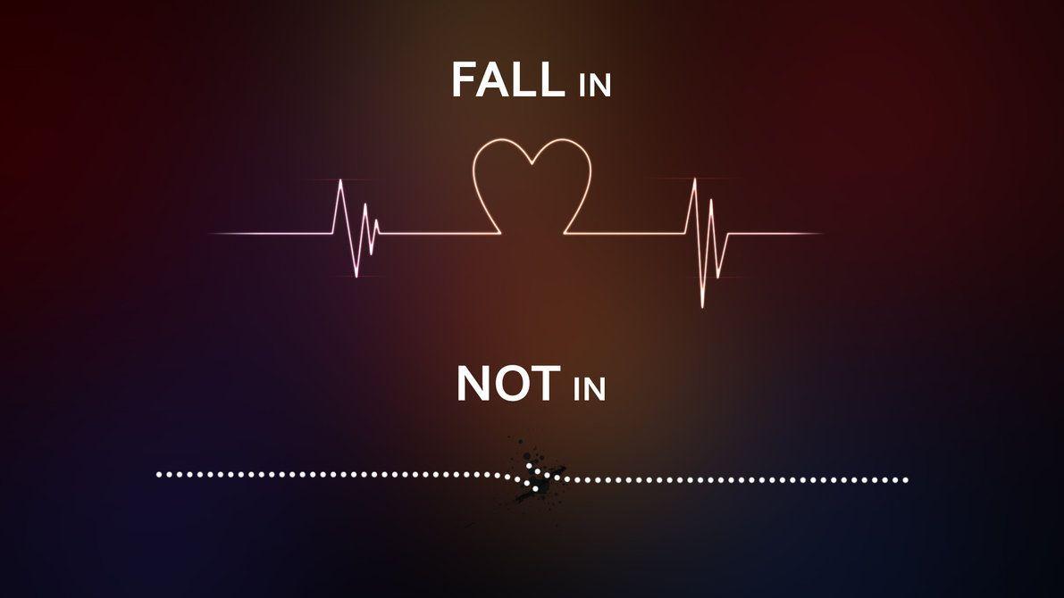 Wallpaper in love not in line, Desktop and mobile