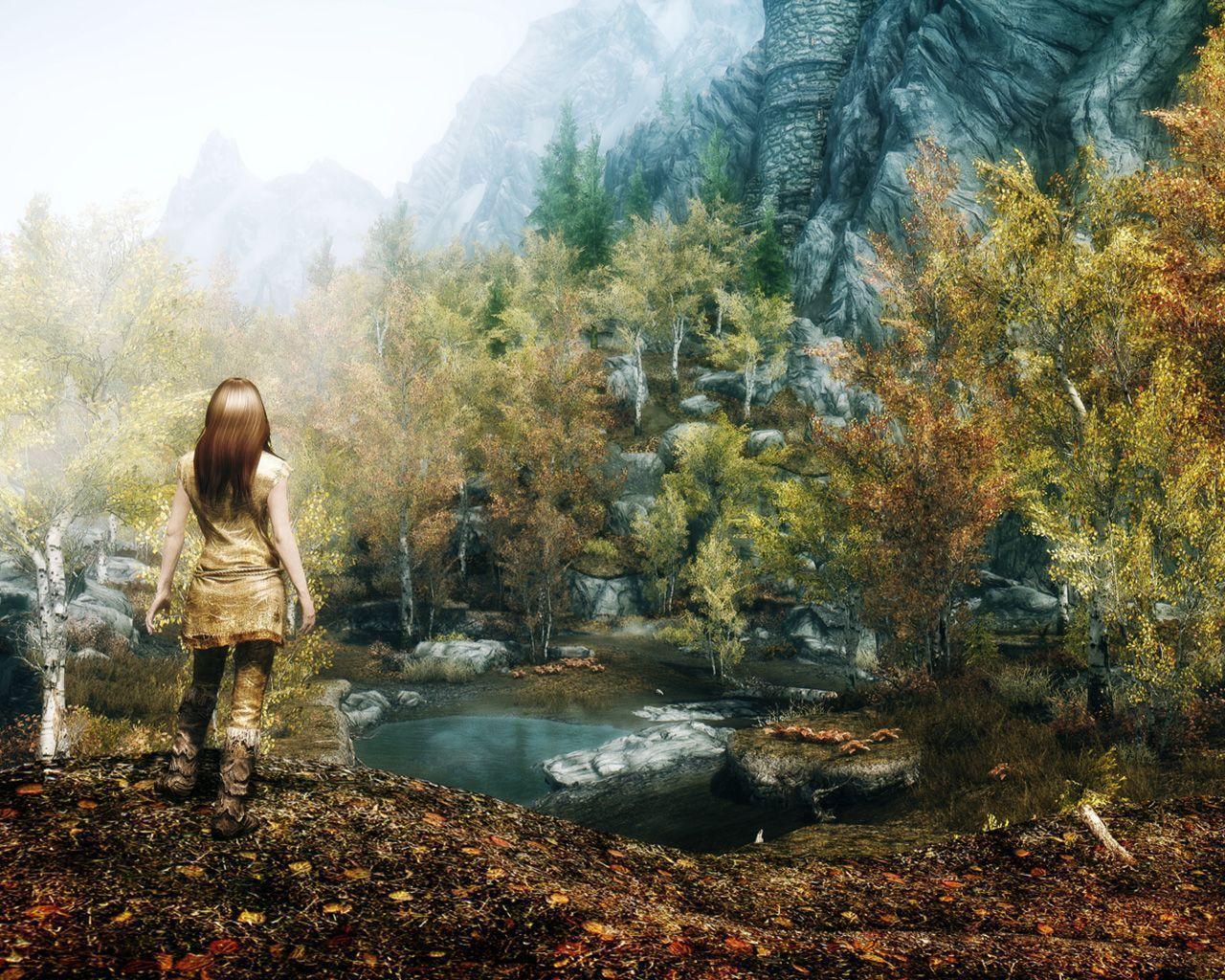 Free The Elder Scrolls V: Skyrim Wallpaper in 1280x1024