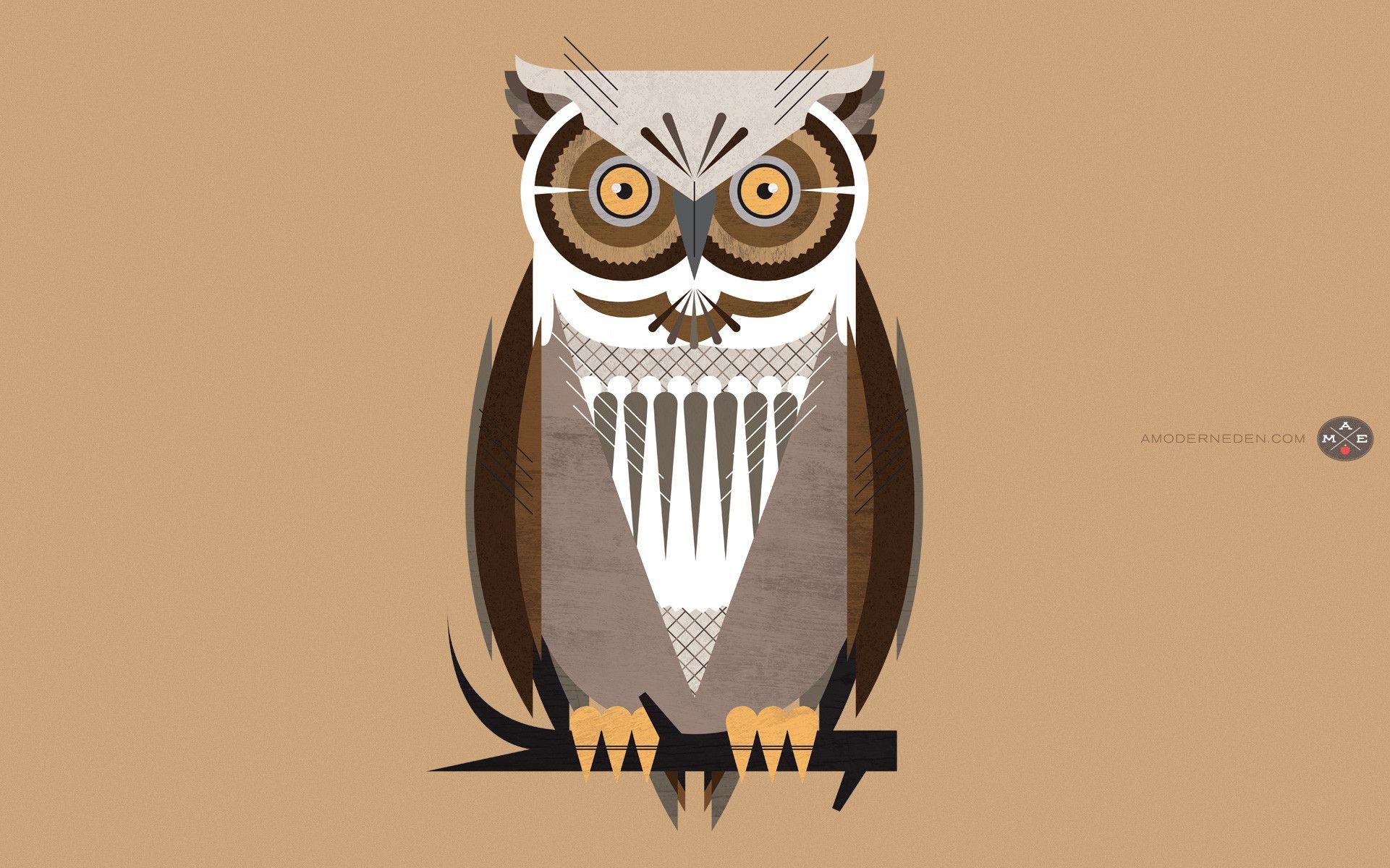 image For > Owl Art Desktop Wallpaper