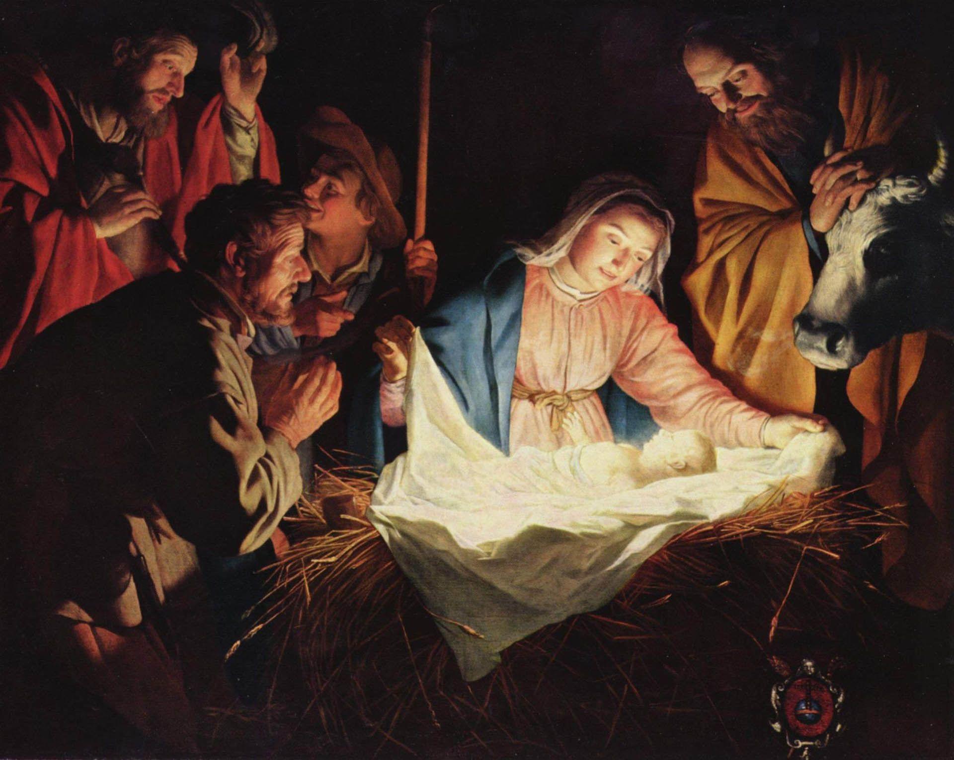 Christmas Nativity Scene Wallpaper for Desktop