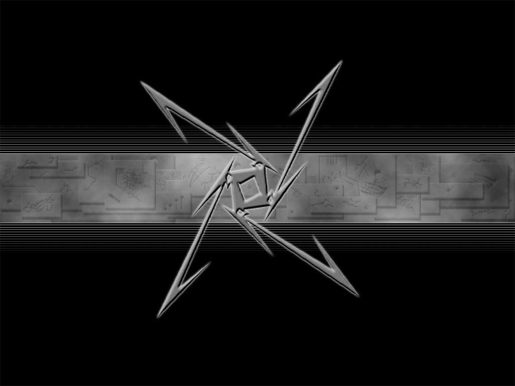 Celebrity: Metallica Wallpaper 3D Black Logo, metallica death