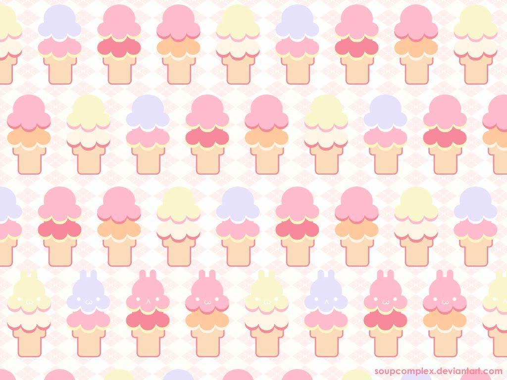 Cute Ice Cream Desktop Background, Fruits Wallpaper, HD