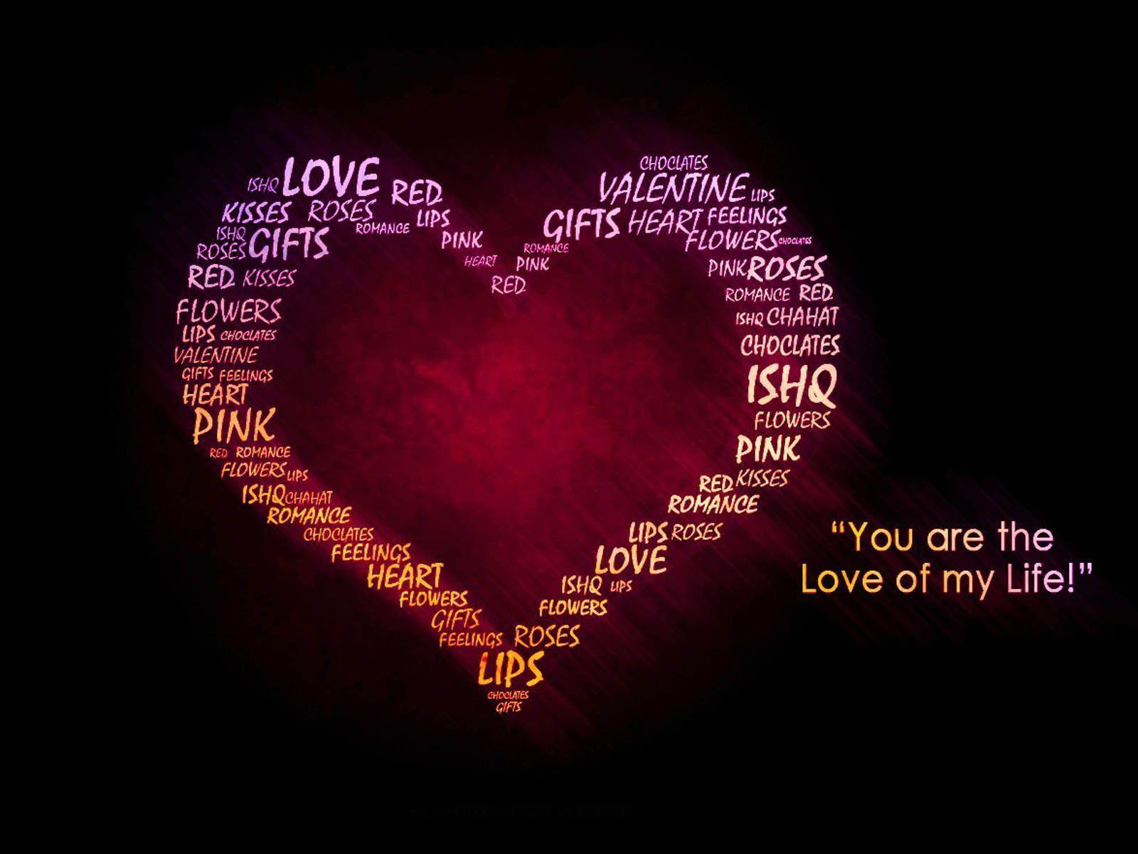 Love Quotes Background. Download HD Wallpaper