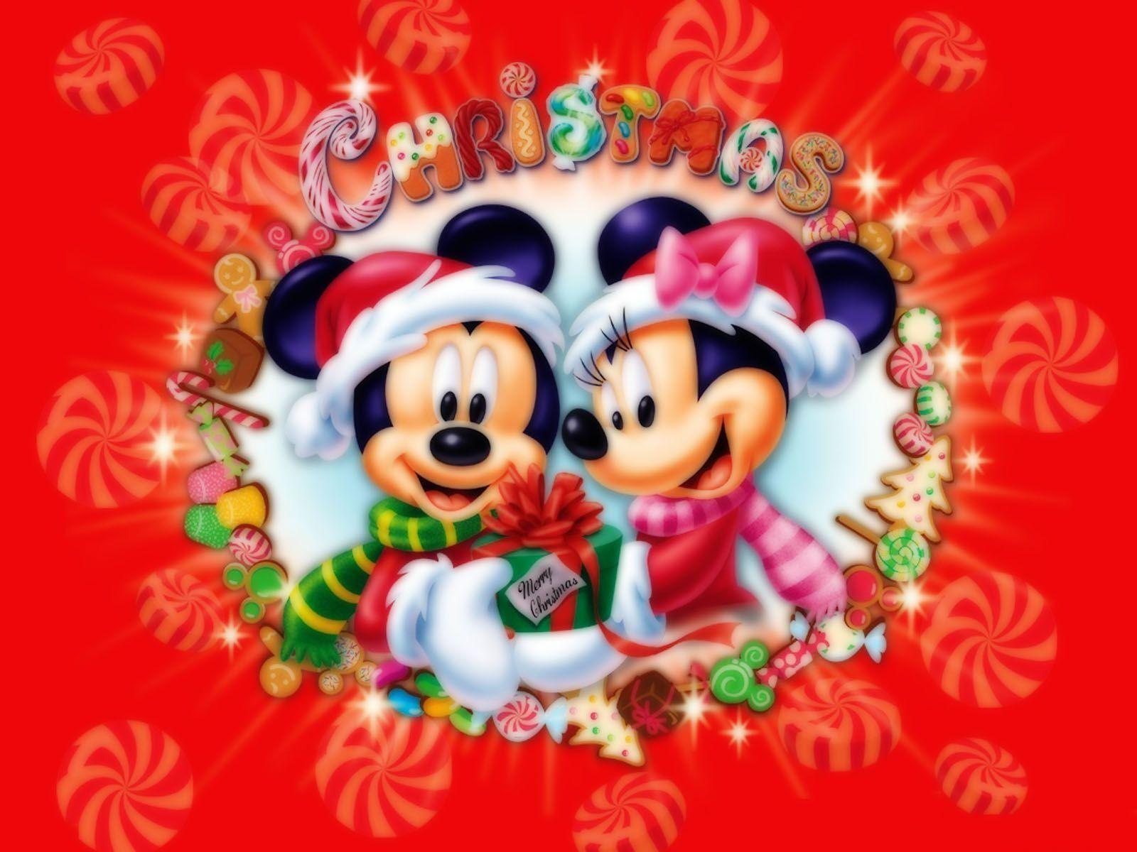 Wallpaper For > Disney Christmas Wallpaper Background