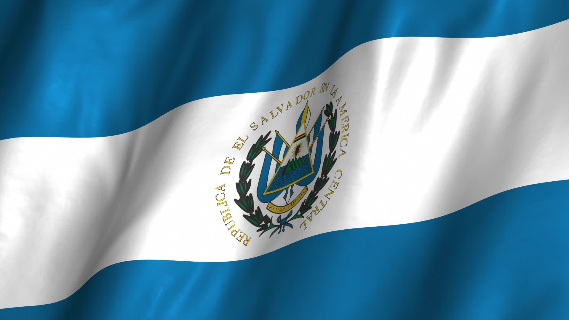 El Salvador Waving Flag videos 12253263. HD Stock Footage