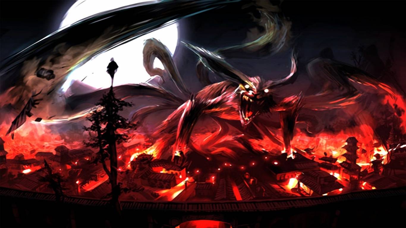 Wallpapers For > Naruto Nine Tails Wallpapers 1920x1080