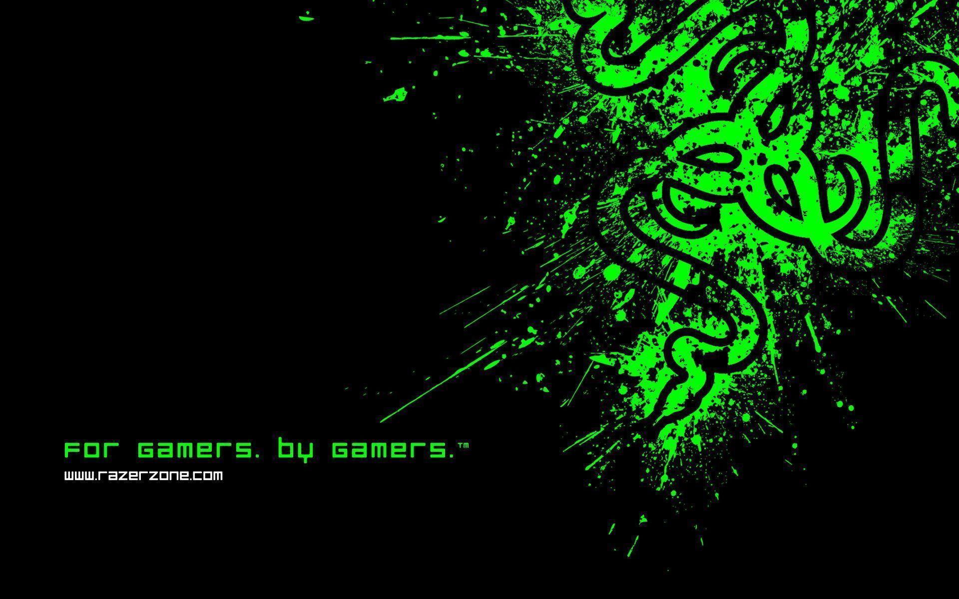 Red Razer Background 1920X1080