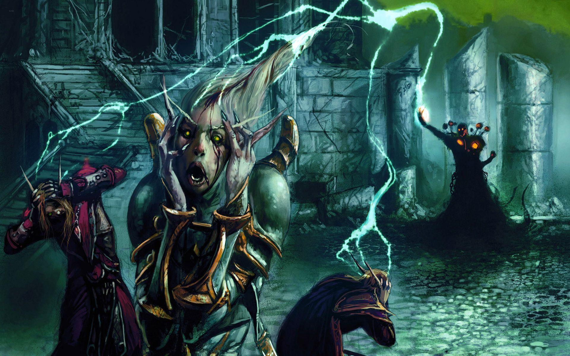 image For > World Of Warcraft Undead Warlock Wallpaper