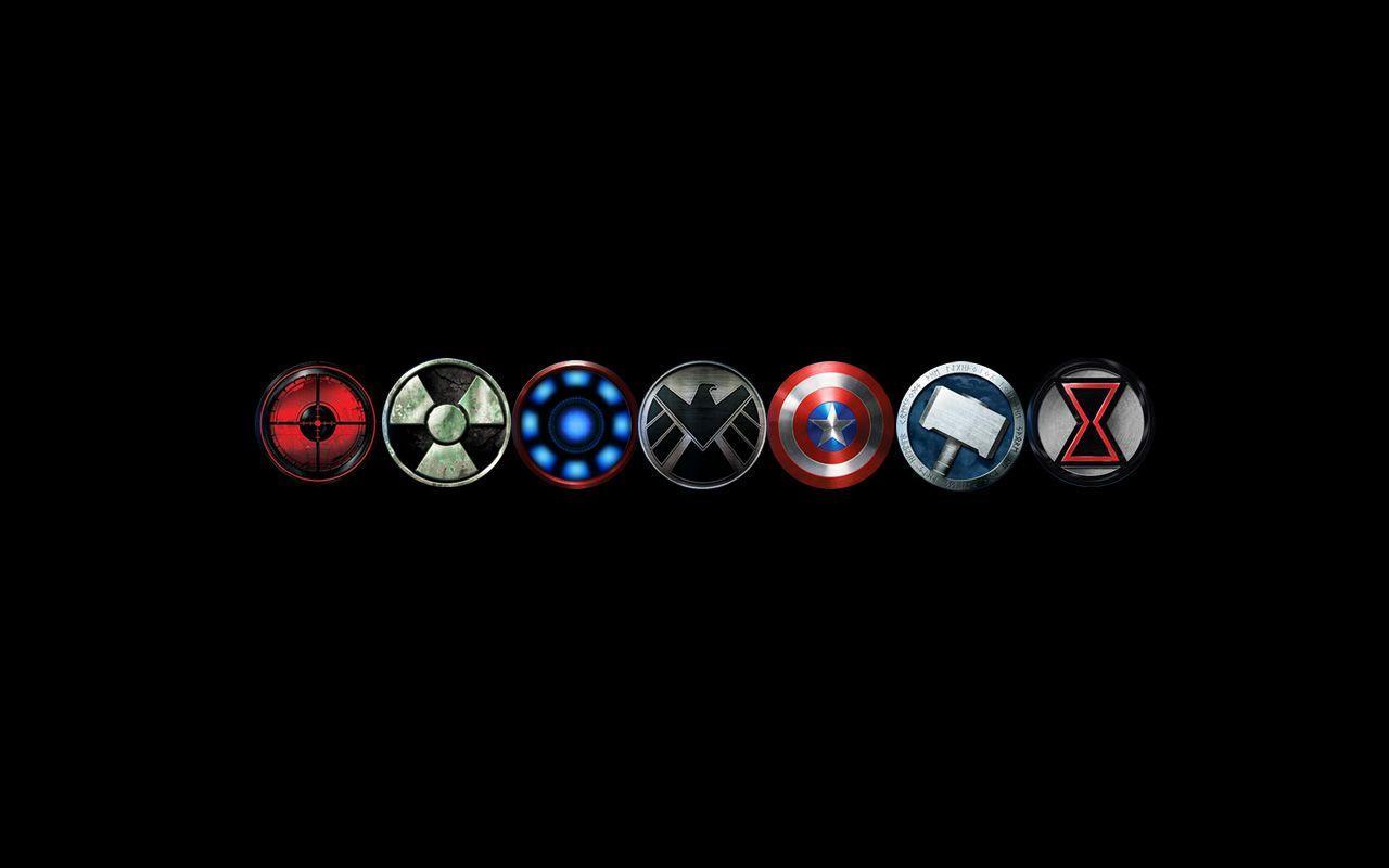 FIXED arc reactor logo wallpaper