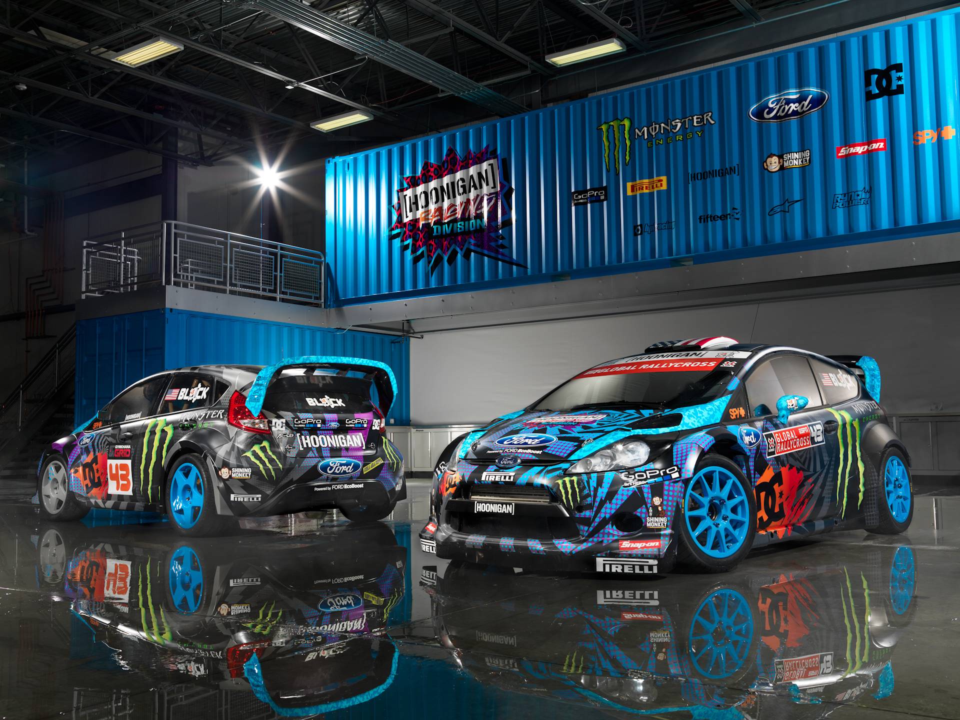 Ken Block Ford Fiesta Hoonigan Racing Dvision HD Wallpaper Free HD