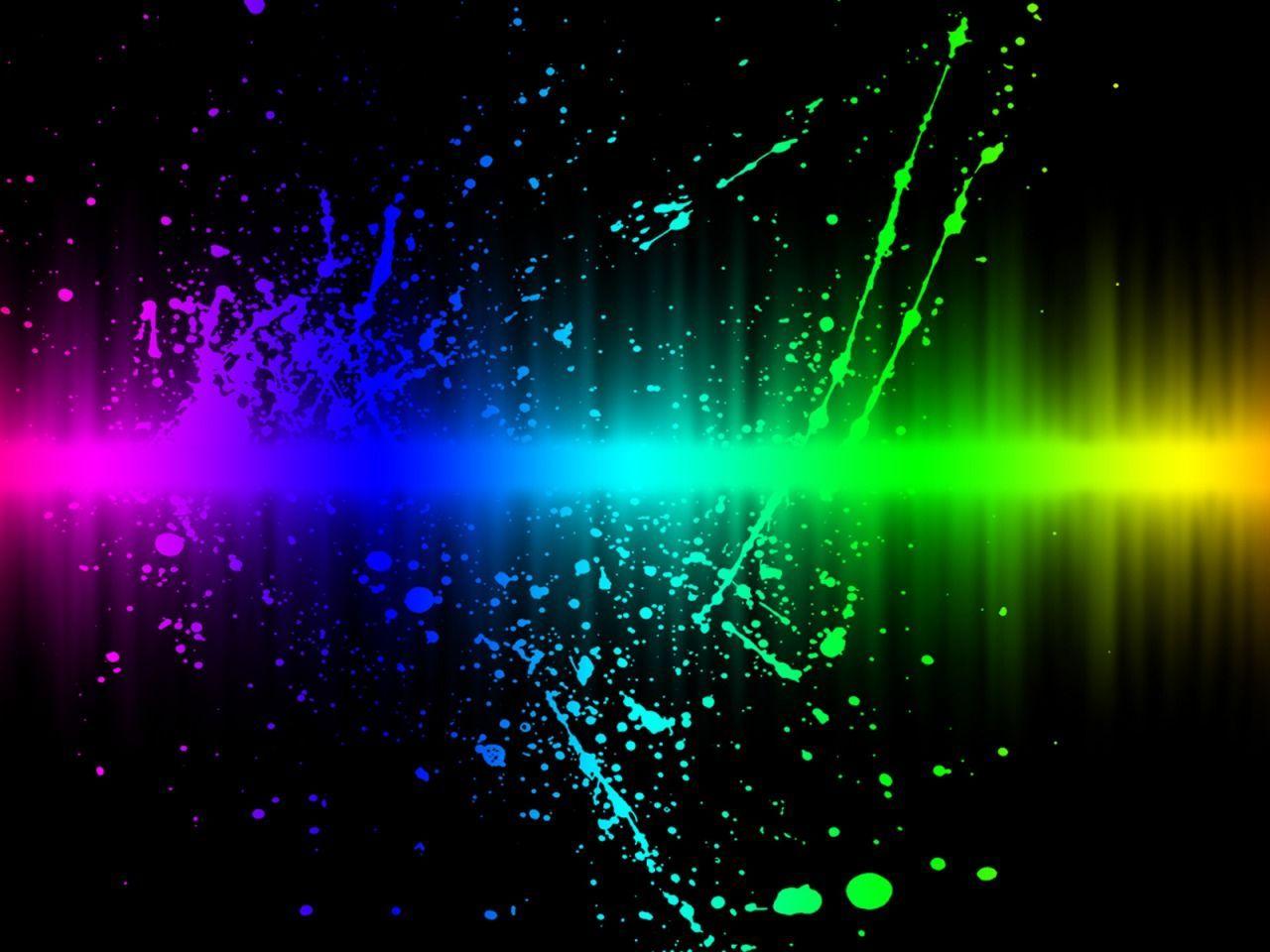 Abstract Spectrum Full Color Cool Wallpaper Wallpaper
