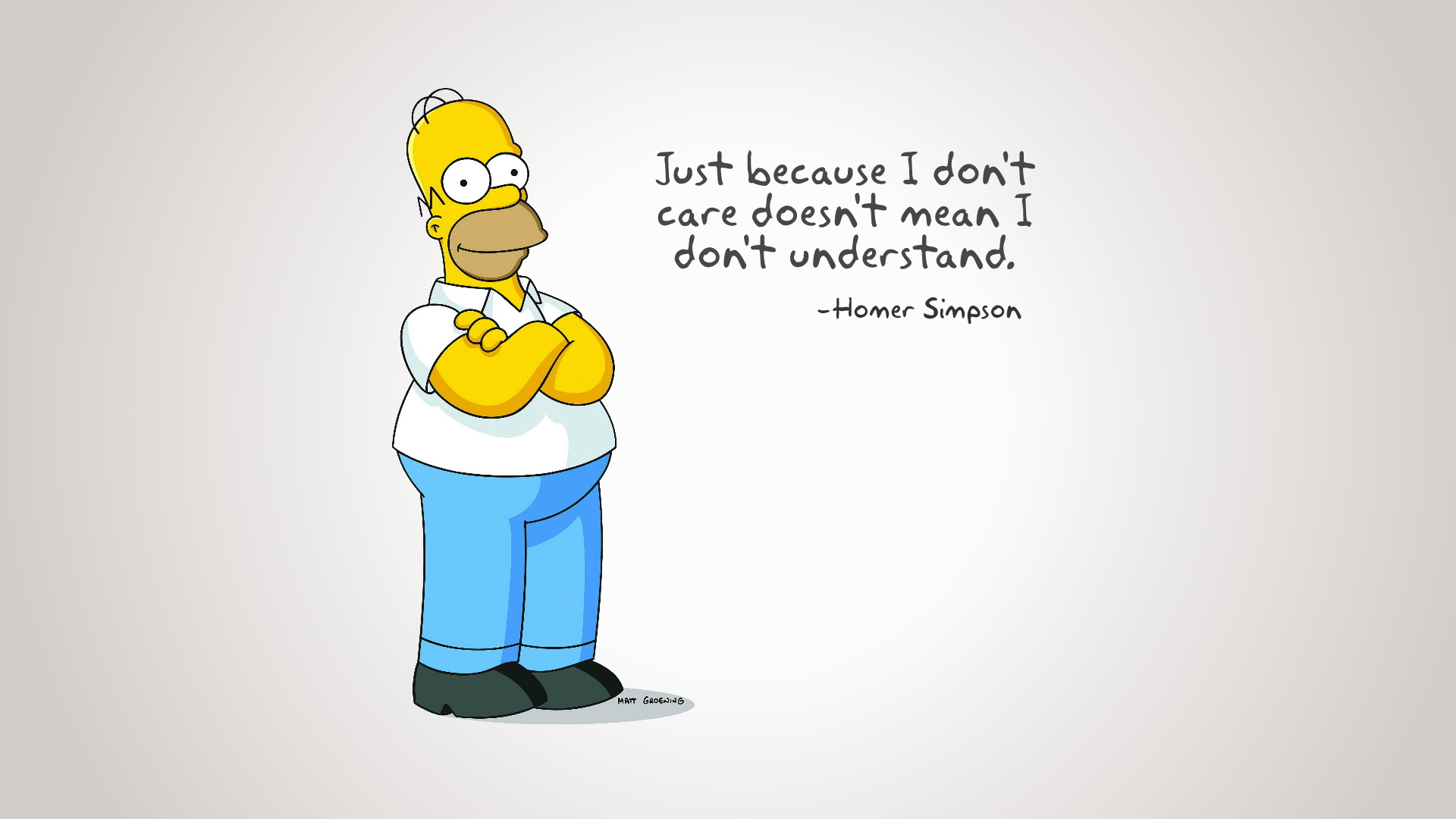 Homer Simpson Funny Quote. Wallaupun