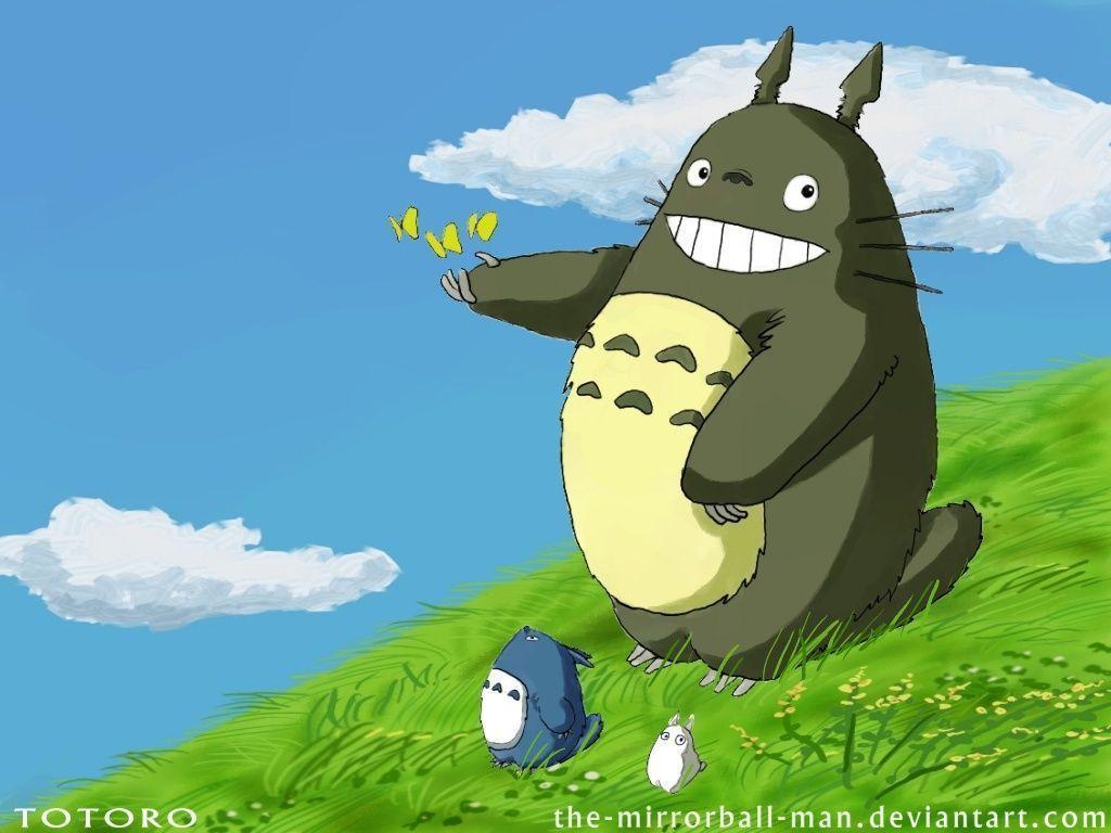 image For > Totoro iPhone Wallpaper