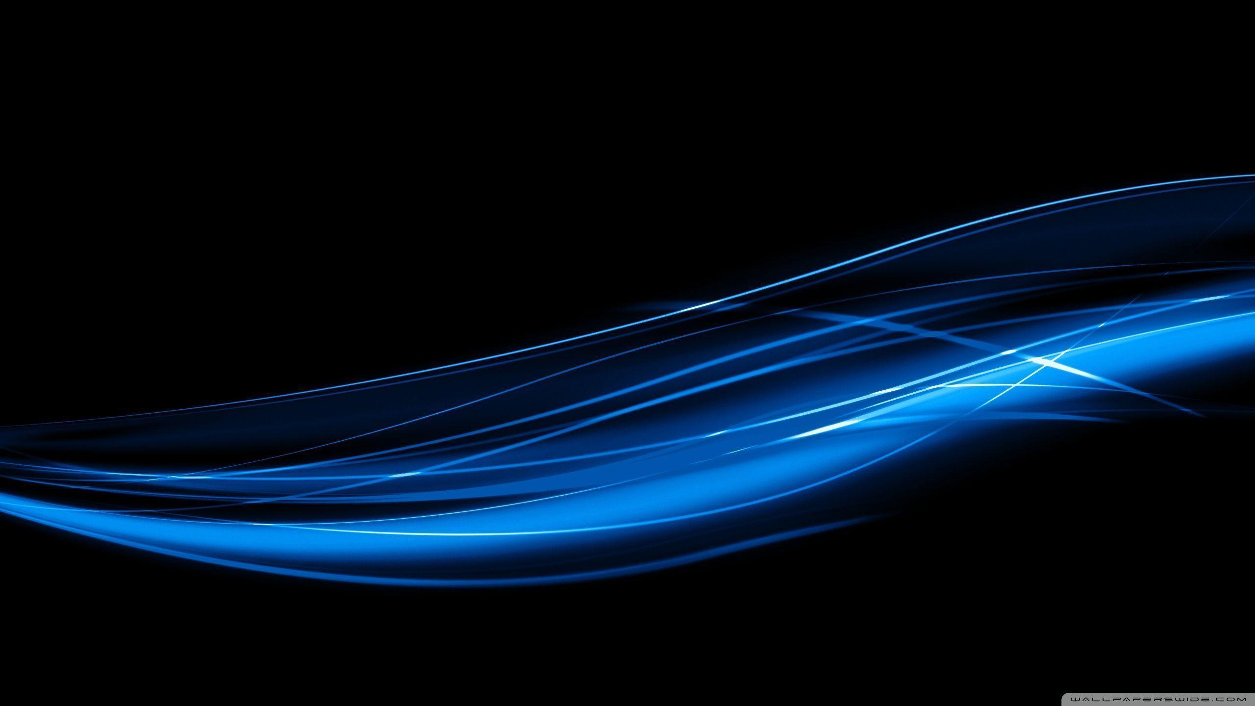 Black And Blue Desktop Wallpaper