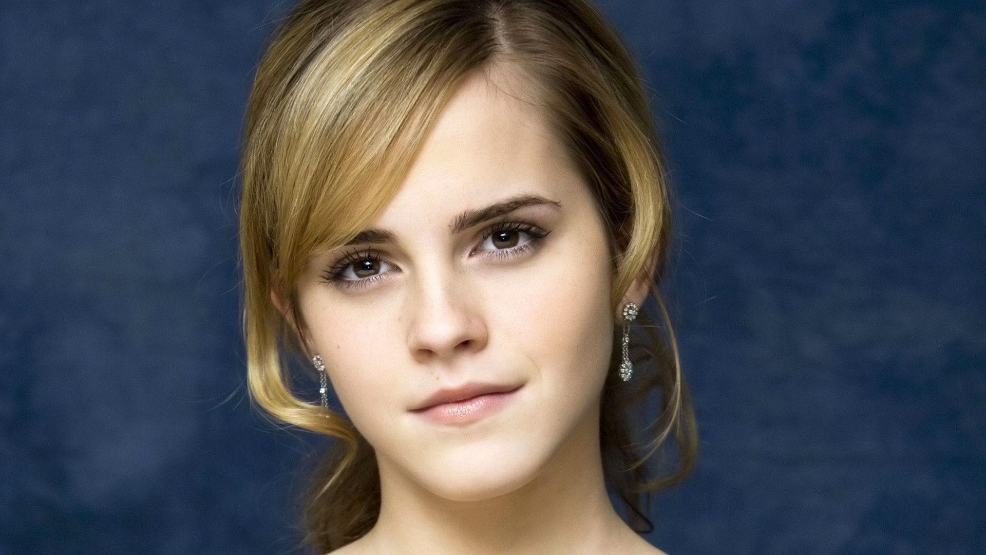 Emma Watson Face Close Up Hd Desktop Wallpaper Emma Watson