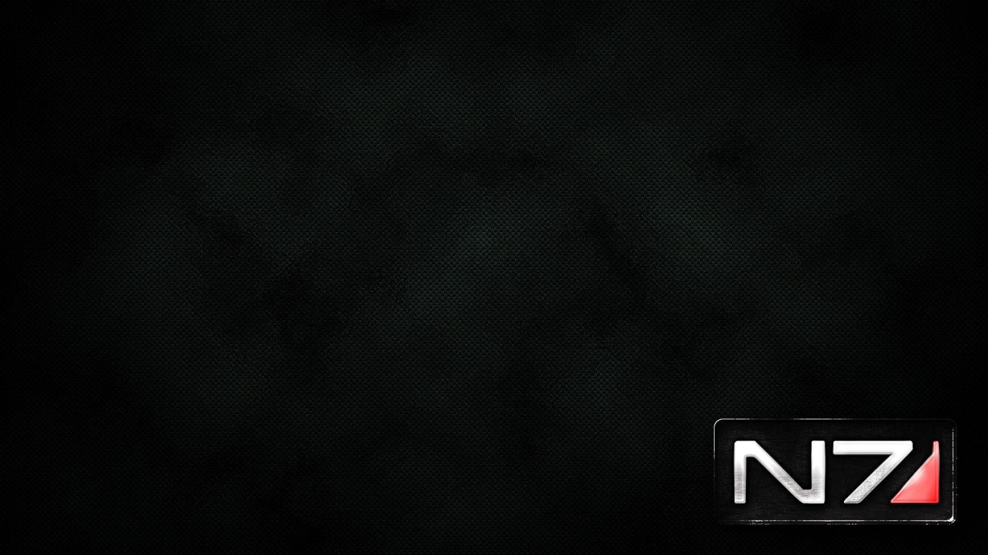 Download Wallpapers 1920x1080 mass effect 3, n7, font, backgrounds