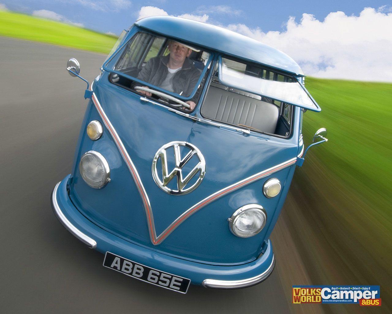 camper VW Bus Wallpaper
