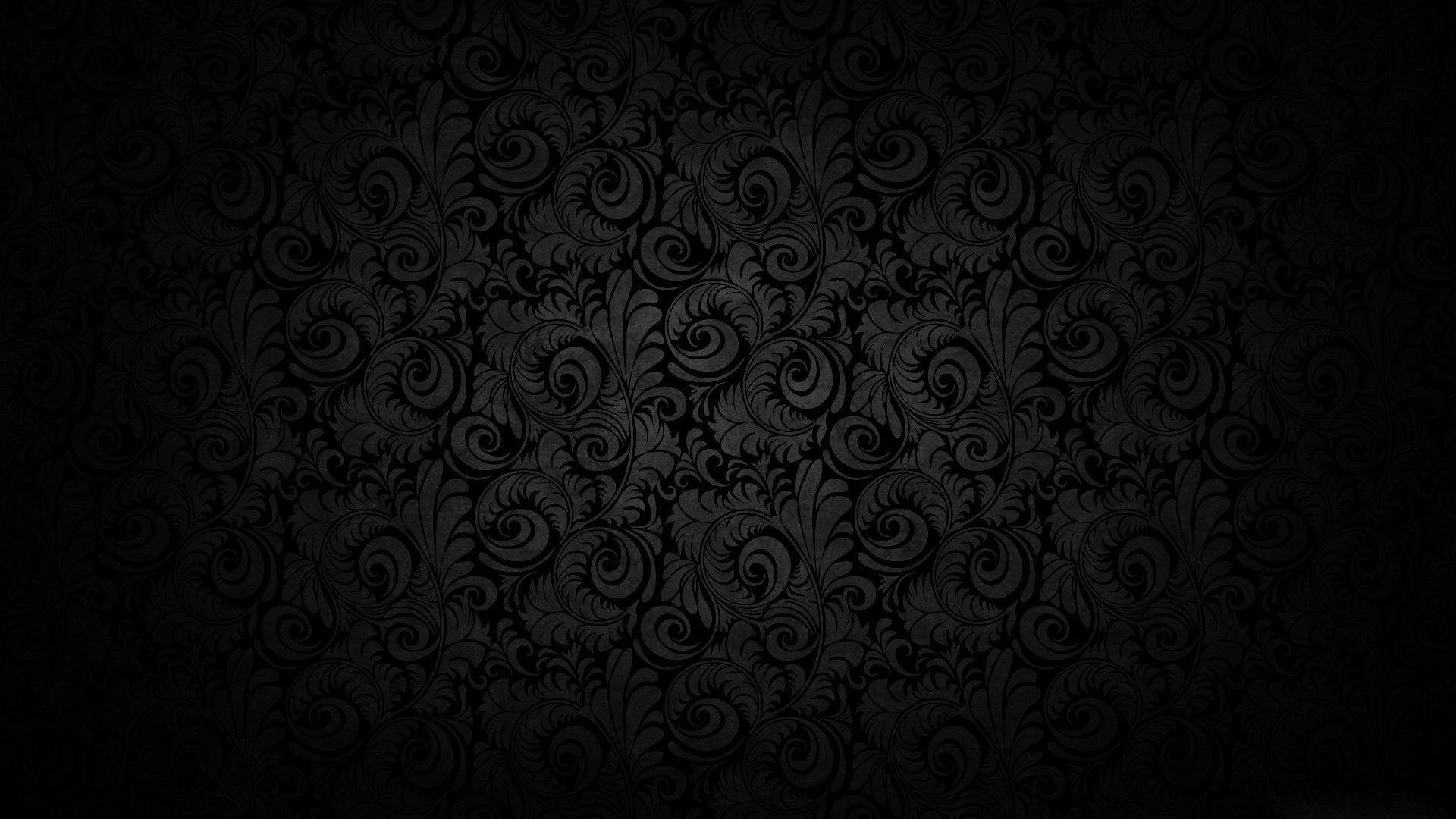 Dark Swirly Pattern Wallpaper Wide or HD