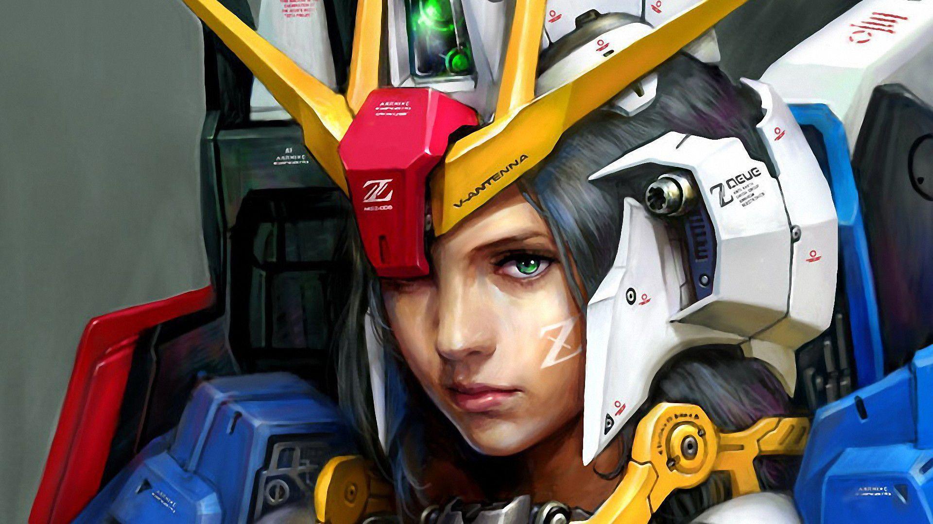 Zeta Gundam Girl HD Desktop Wallpaper