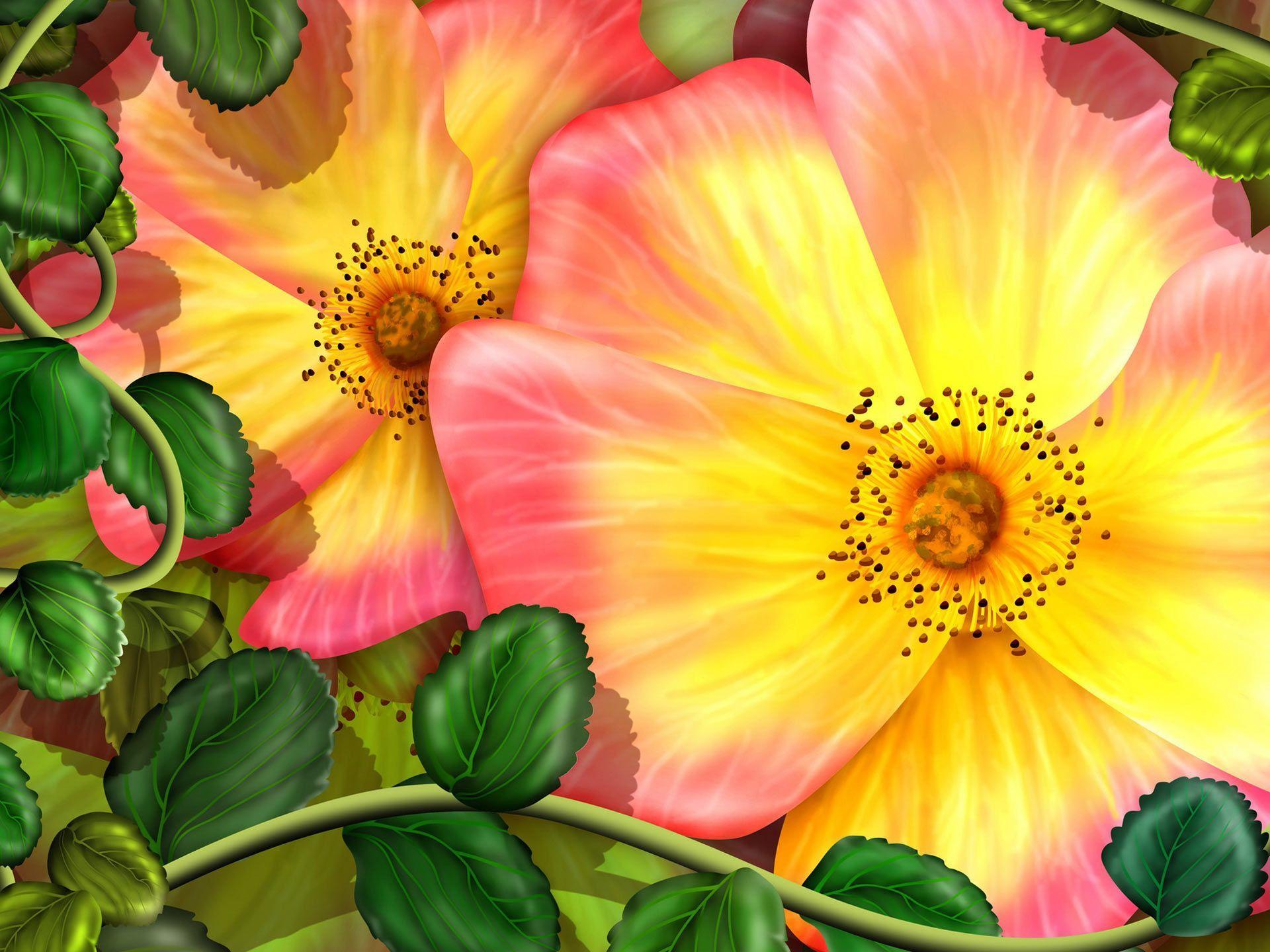 Desktop Wallpaper · Gallery · Windows 7 · Exotic flowers. Free