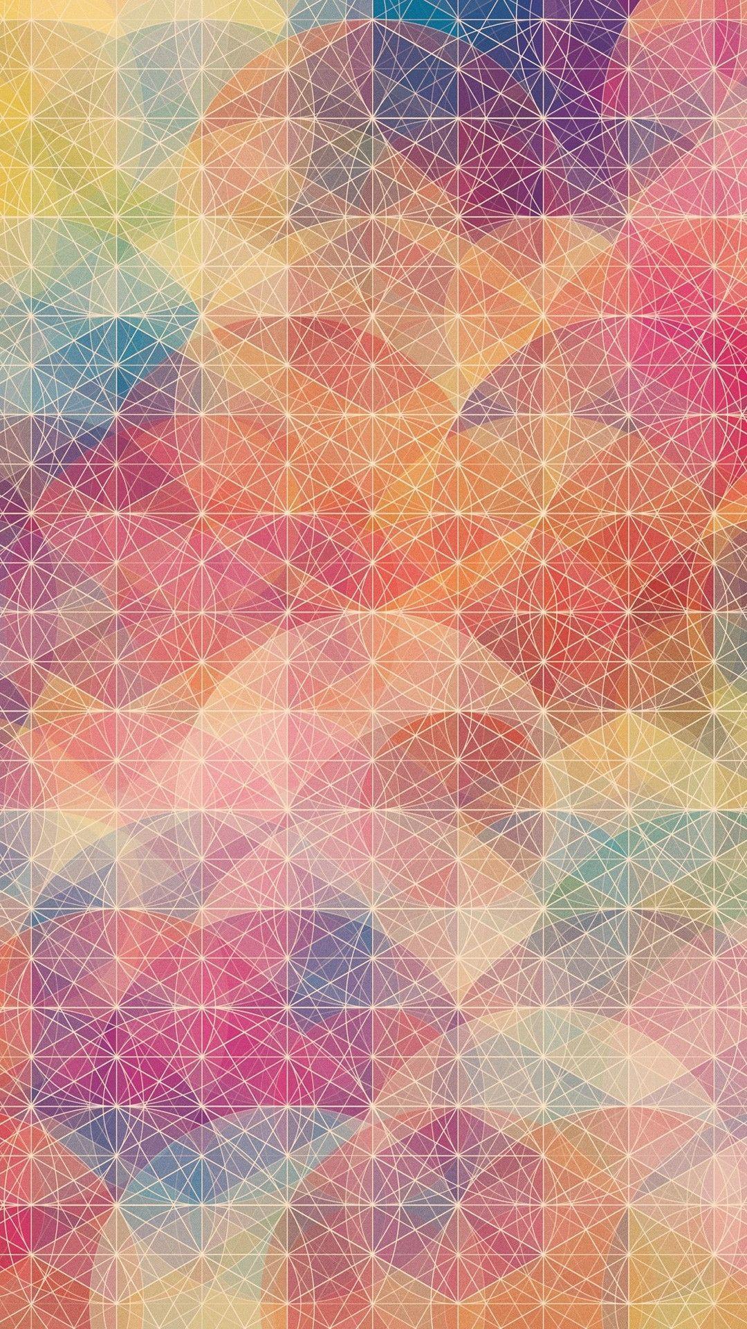 Circles and plain polygons Mobile Wallpaper 3060