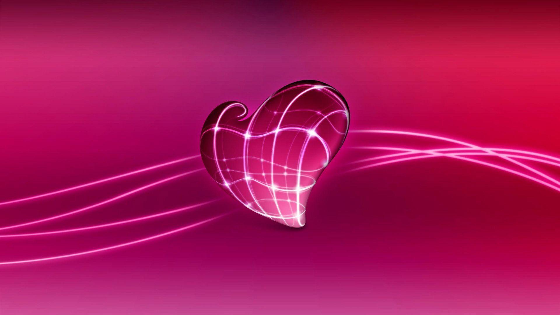 Pink Heart  Love  Pink  Colour Wallpaper Download  MobCup