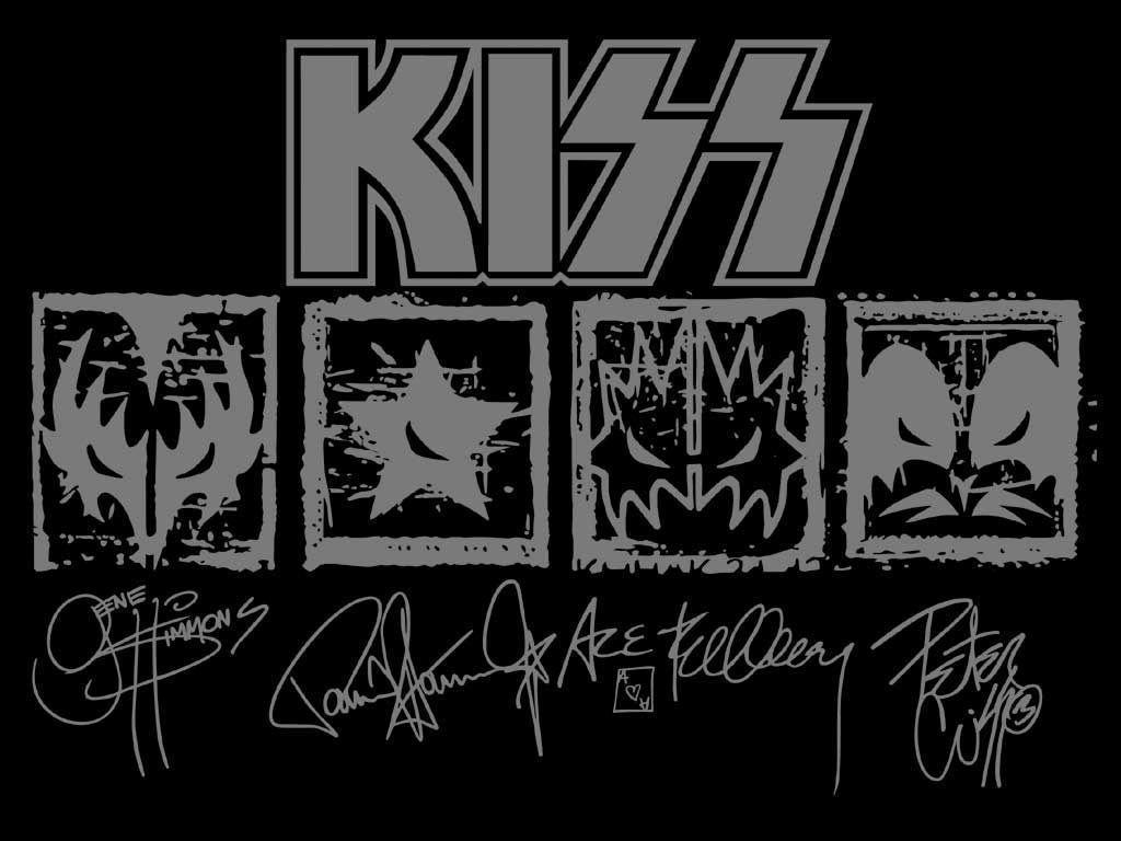 Kiss Gene Simmons, Piter Criss, Paul Stanley, Ace Frehley wallpaper