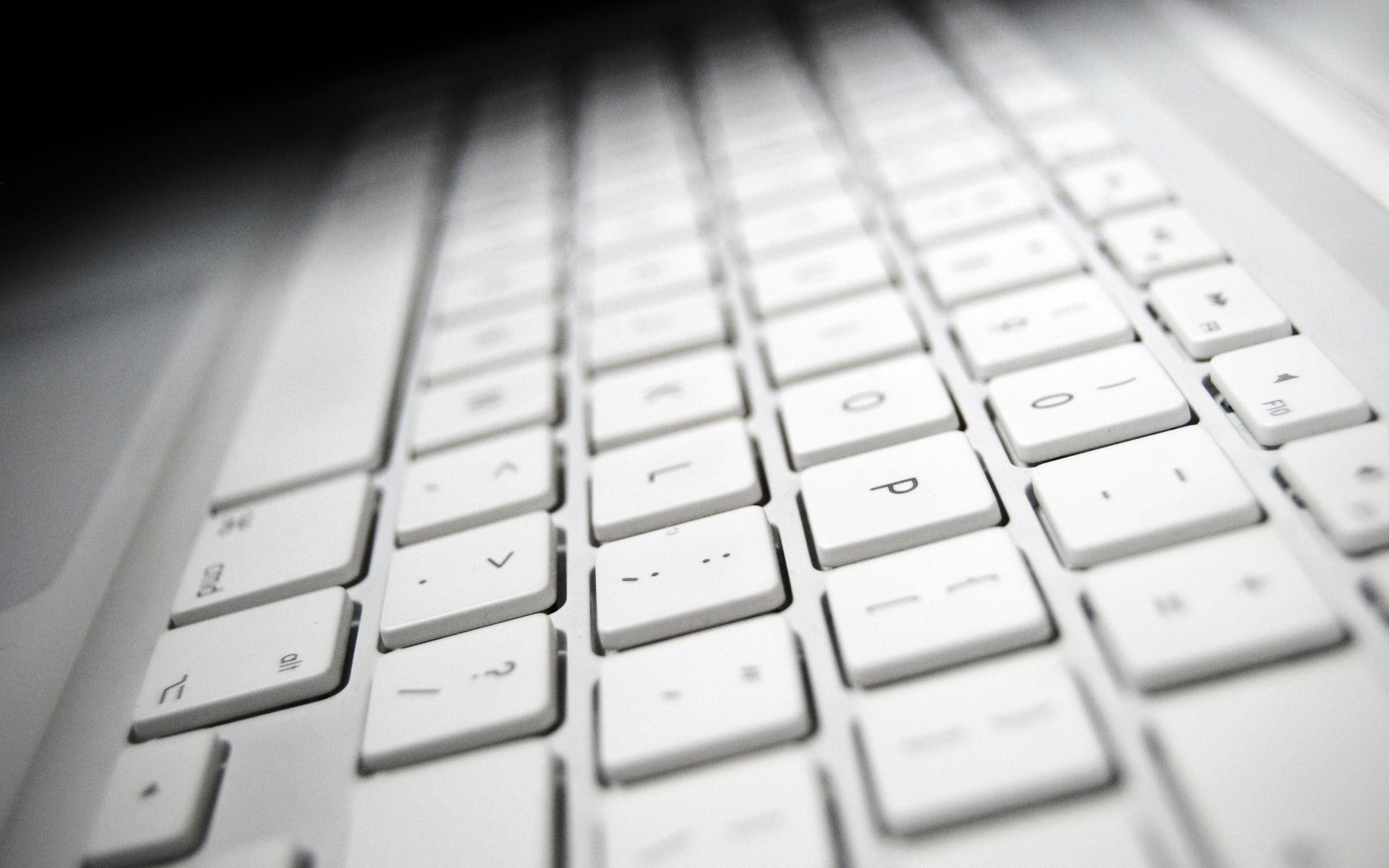 white mac apple laptop keyboard wide HD wallpaper